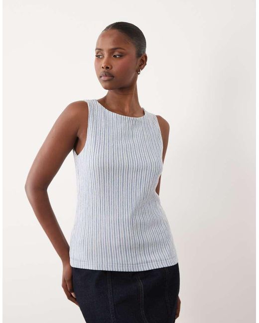 Jdy White Boatneck Top