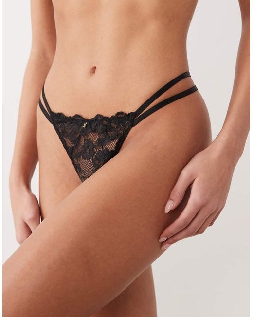 Ann Summers Black Sexy Lace String Thong