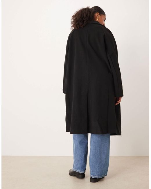 Asos design curve - pardessus à enfiler ASOS en coloris Blue