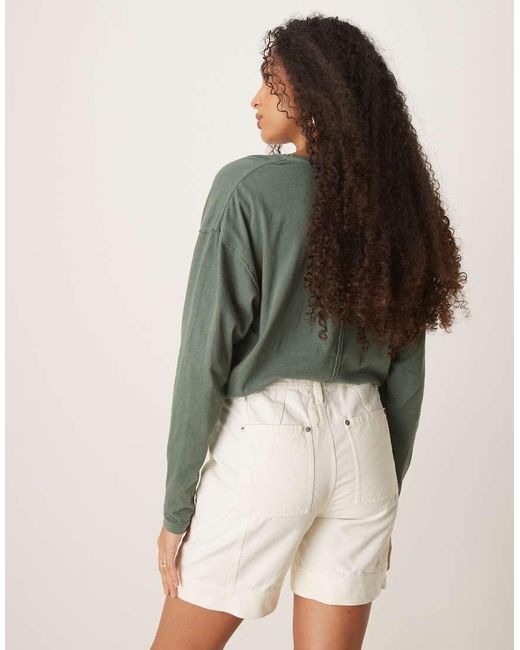 Free People White Milo Carpenter Shorts