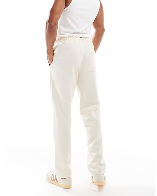 Jack & Jones White Relaxed Fit jogger for men