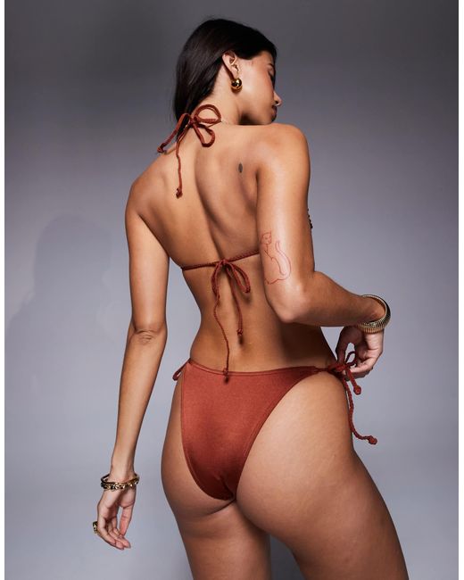 Simone - bas ASOS en coloris Brown