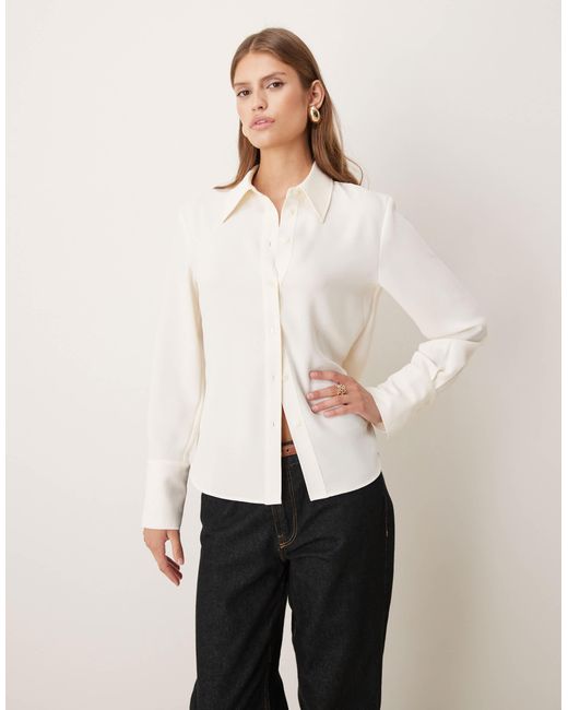 Mango Natural – hemdbluse