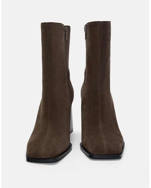 Stivaletti di Pull&Bear in Brown