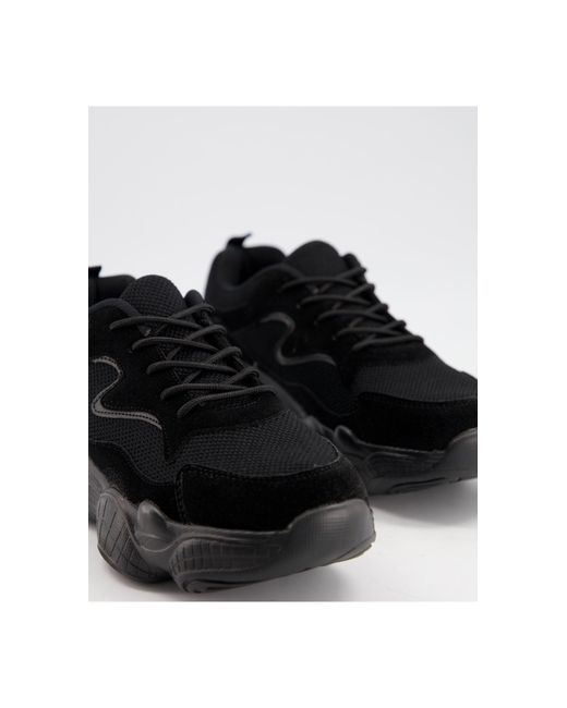 Truffle Collection Dad Sneakers Met Dikke Zool in het Zwart voor heren -  Lyst