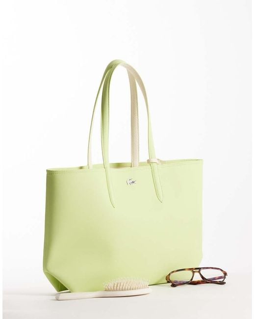 Lacoste Yellow Reversible Shopper Bag