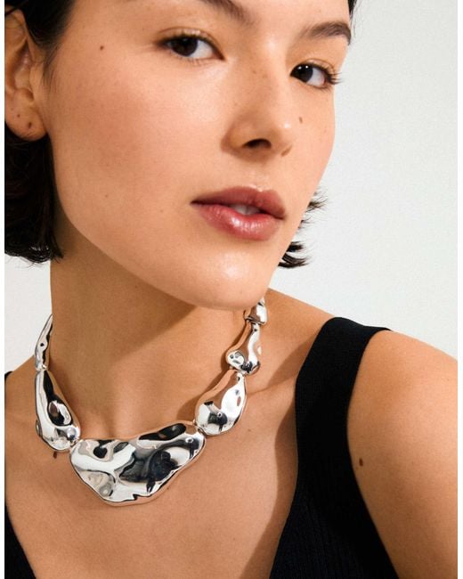 Pilgrim Metallic – free – verte statement-halskette