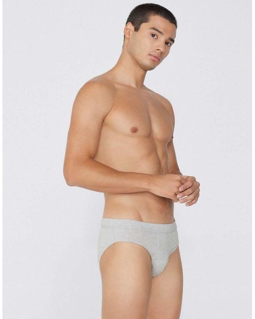 Tezenis White Stretch Cotton Briefs for men