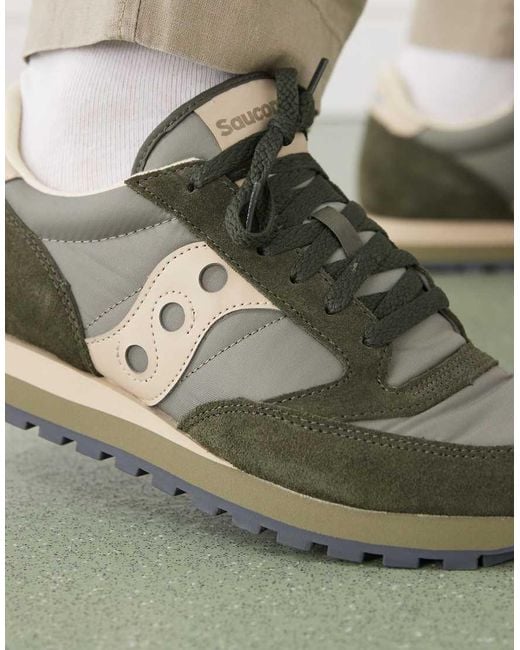 Saucony Gray Jazz Original Trainers for men