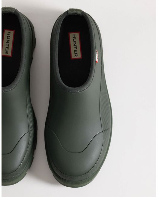 Hunter Black Unisex Elements Clogs