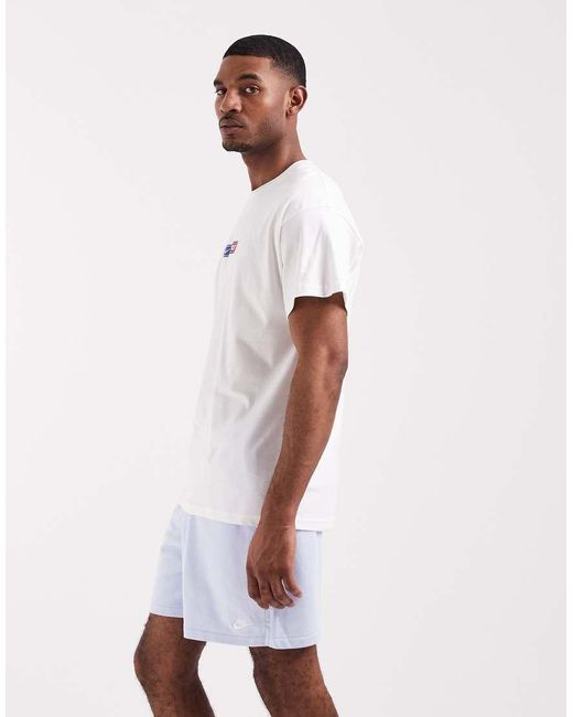 Nike White Club French Terry Shorts for men