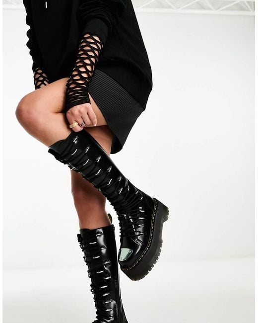 Dr. Martens 1b60 Ltt Max 20 Eye Boots in Black | Lyst UK