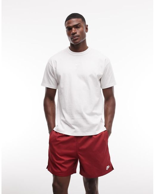 Nike White Club Woven Shorts for men