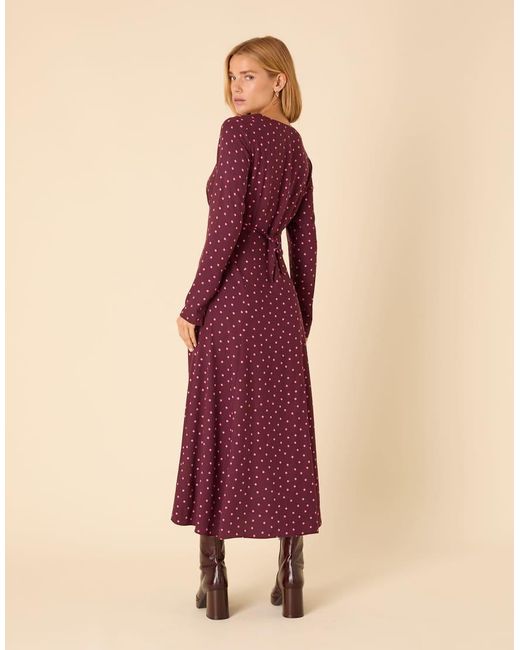 Nobody's Child Pink Delilah Square Neck Midi Dress