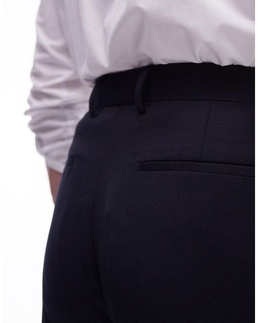 Topman White Premium Wool Rich Tux Suit Pants for men