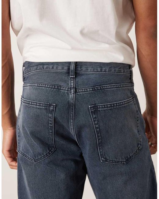 ARKET Gray Ocean Loose Straight Leg Jeans for men