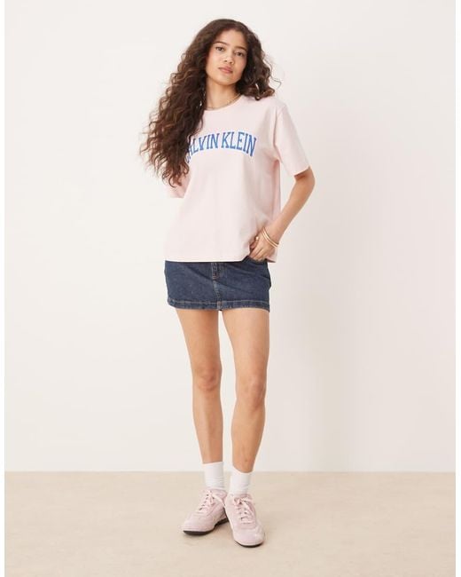 Calvin Klein White Varsity T-shirt