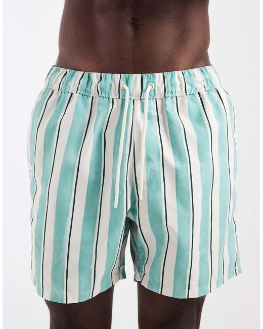 ASOS Green Swim Shorts for men