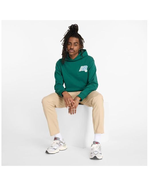 New Balance Green Athletics Standard Tapered Pant 32" for men