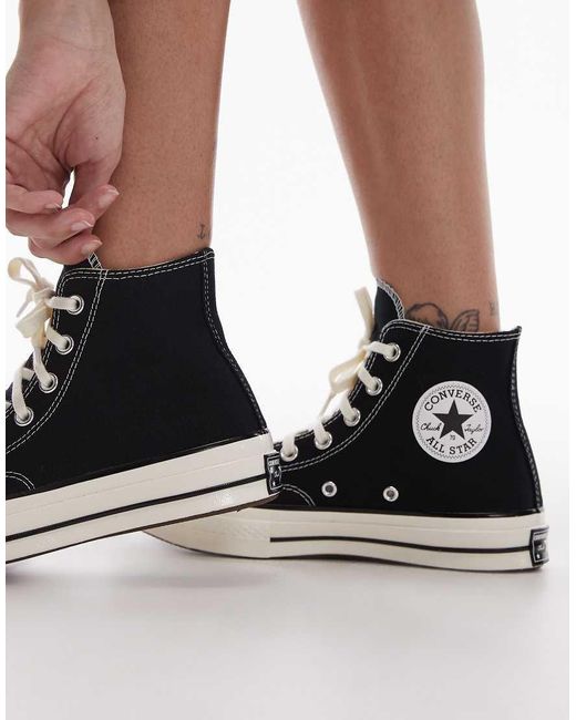 Converse Black Chuck 70 Hi Trainers