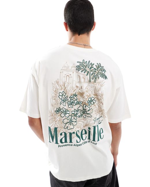 ASOS – oversize-t-shirt in White für Herren