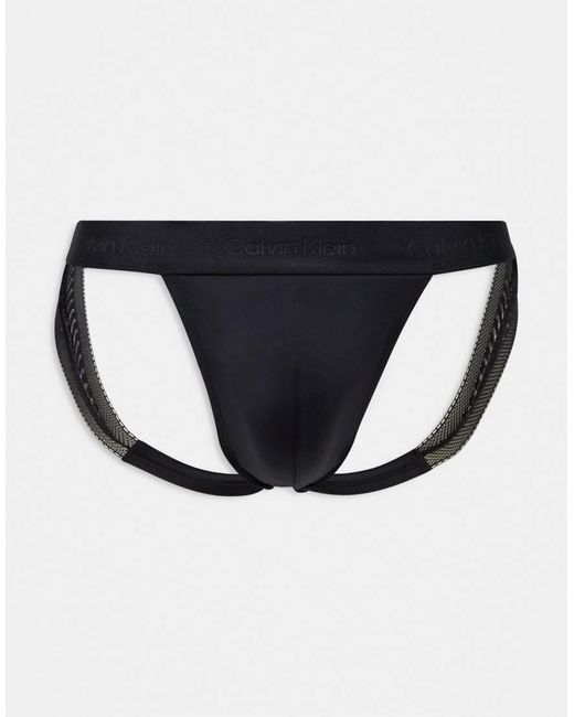Calvin Klein Blue Sculpt Jock Strap for men