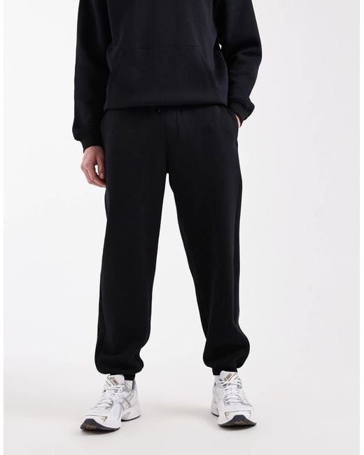 ASOS Black Essentials Oversized Joggers for men