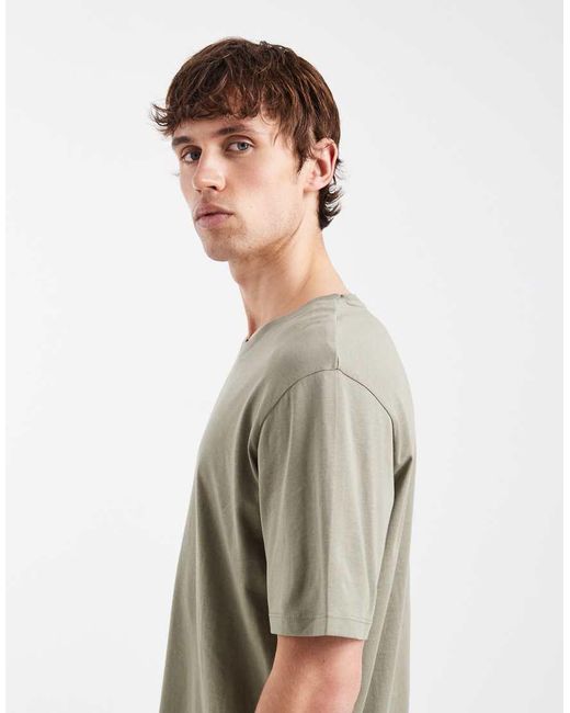 Jack & Jones Gray Regular Fit T-Shirt for men