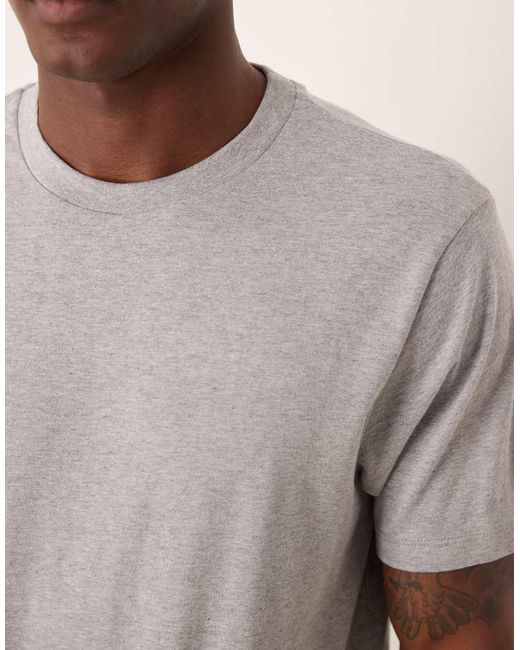 ASOS Natural Essentials Regular Fit T-shirt for men