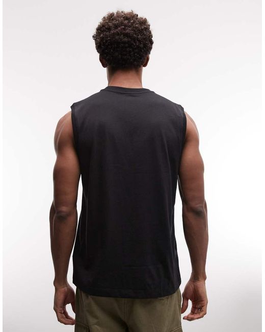 The North Face Black Evolution Simple Dome Tank for men