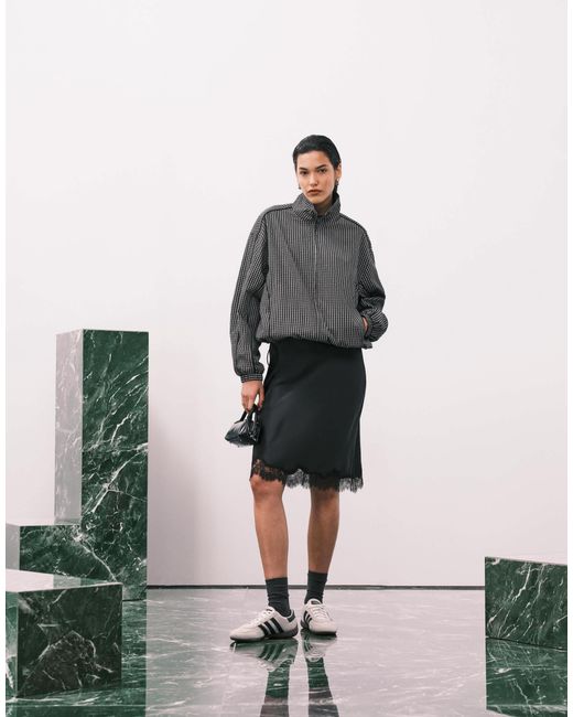 ASOS Black Oversized Track Jacket