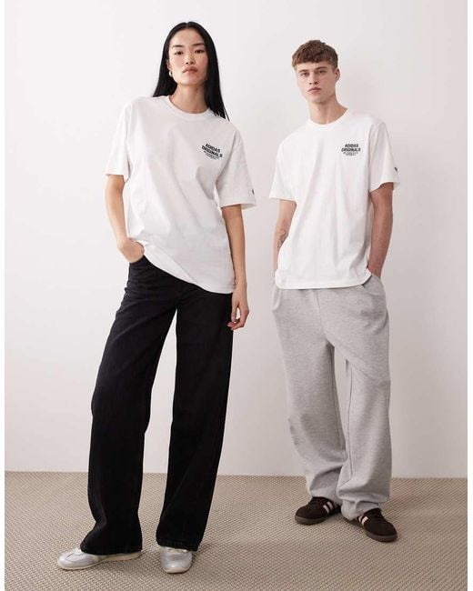 Adidas Originals Natural Chest Logo T-shirt for men