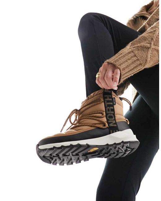 The North Face Natural Thermoball Insulated Lace Up Boots
