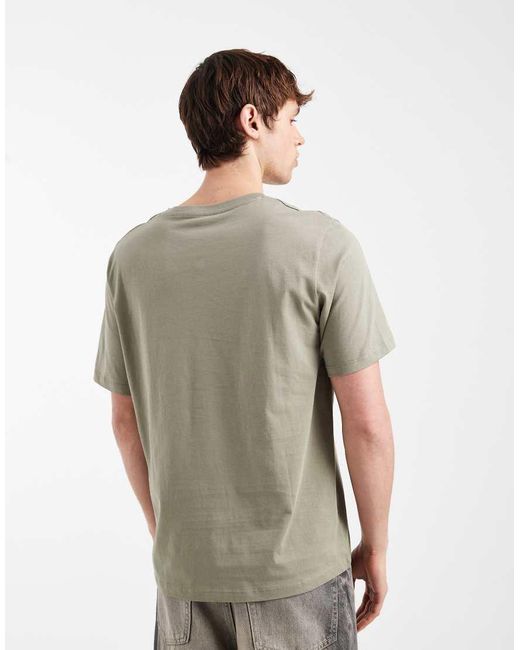 Jack & Jones Gray Regular Fit T-Shirt for men