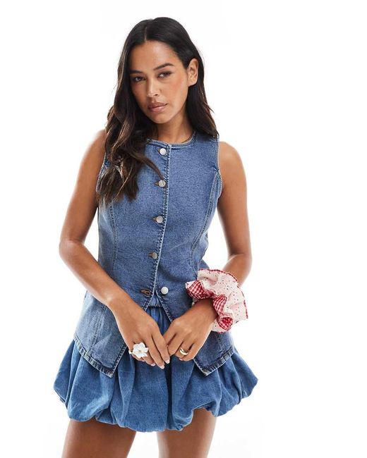 Gilet di Threadbare in Blue