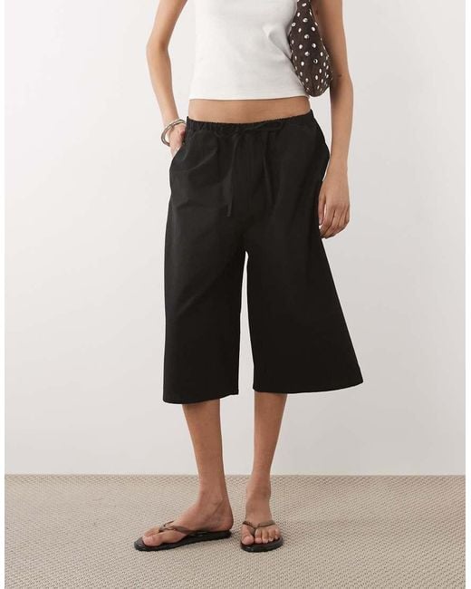 ASOS White Long Line Bermuda Short