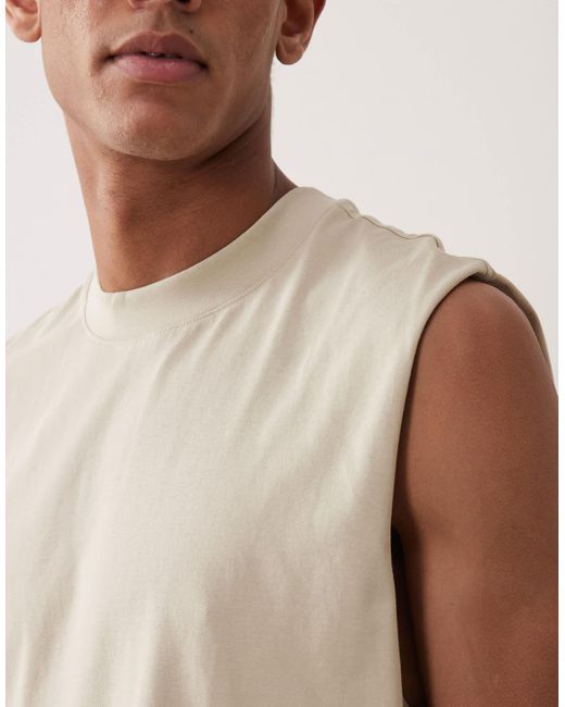 ASOS White Essentials Oversized Tank for men