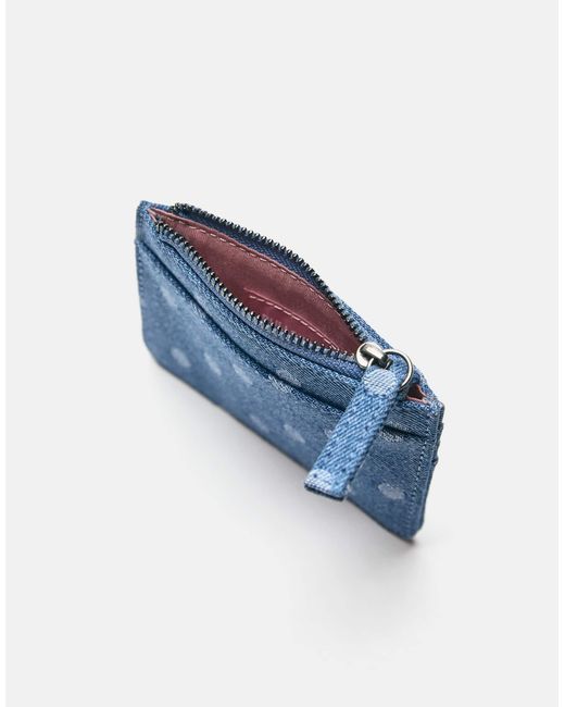 Pull&Bear Blue – denim-kartenetui