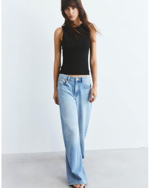 Pull&Bear Black – tanktop