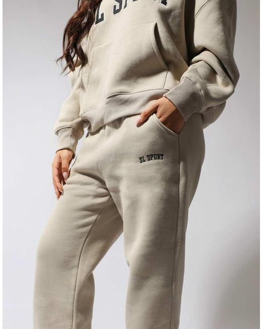 SIMMI White Colby Sport Flared Joggers