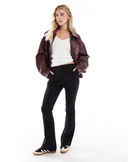 Miss Selfridge Black – elegante hose aus bengaline