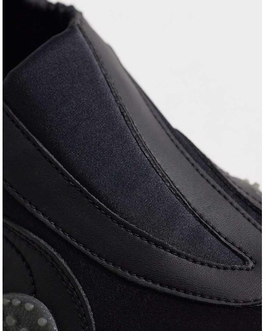 PUMA Black Mostro Move Satin Trainers