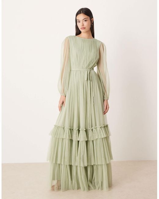 champagne bridesmaid dresses plus size Wedding Dress with Sleeves Mermaid Silhouette Embellished with Pearls and Sequins Size 10 Fragile Christmas Gift formal dress Size:M/M Billabong In The Sky