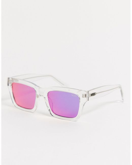 Clear Frame Adult Sunglasses - Glowtopia