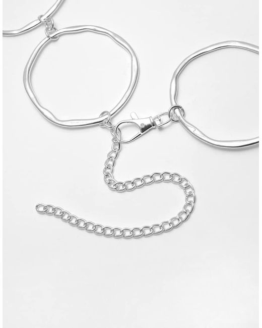 Pull&Bear Gray Belt With Circles