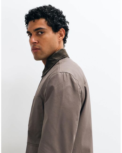 Mango Gray Parka Jacket for men