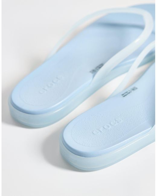 CROCSTM Blue Miami Flip Flops
