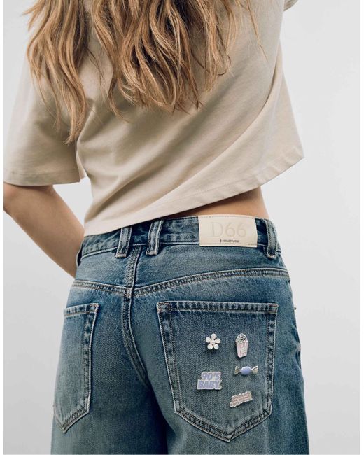 Stradivarius Blue – 5er-set kontrastierende anstecker