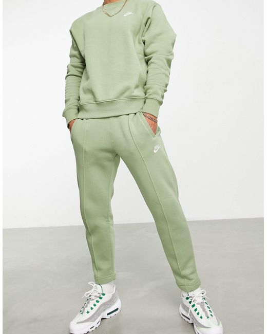 Club - jogger fuselé en polaire - effet huilé Nike pour homme en coloris  Vert | Lyst