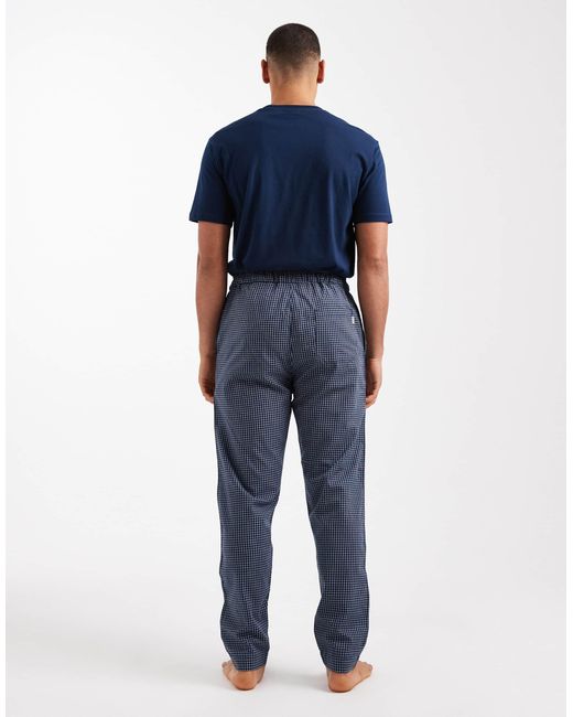Coffret cadeau pyjama à carreaux avec pantalon et t-shirt - et blanc Only & Sons pour homme en coloris Blue